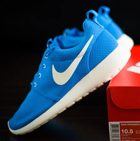 nike roshe run blauw